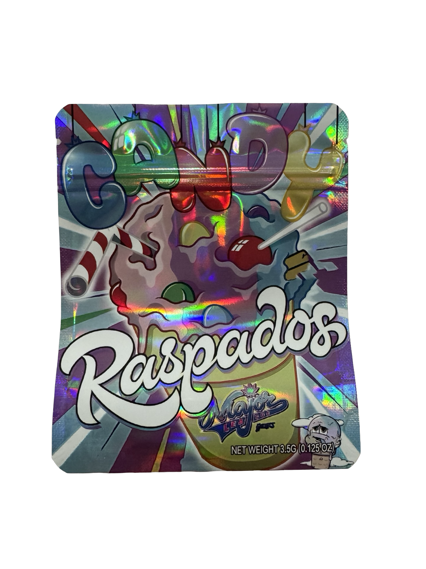 Candy Raspados 3.5g Mylar Bags & Boxes Major League Exotics