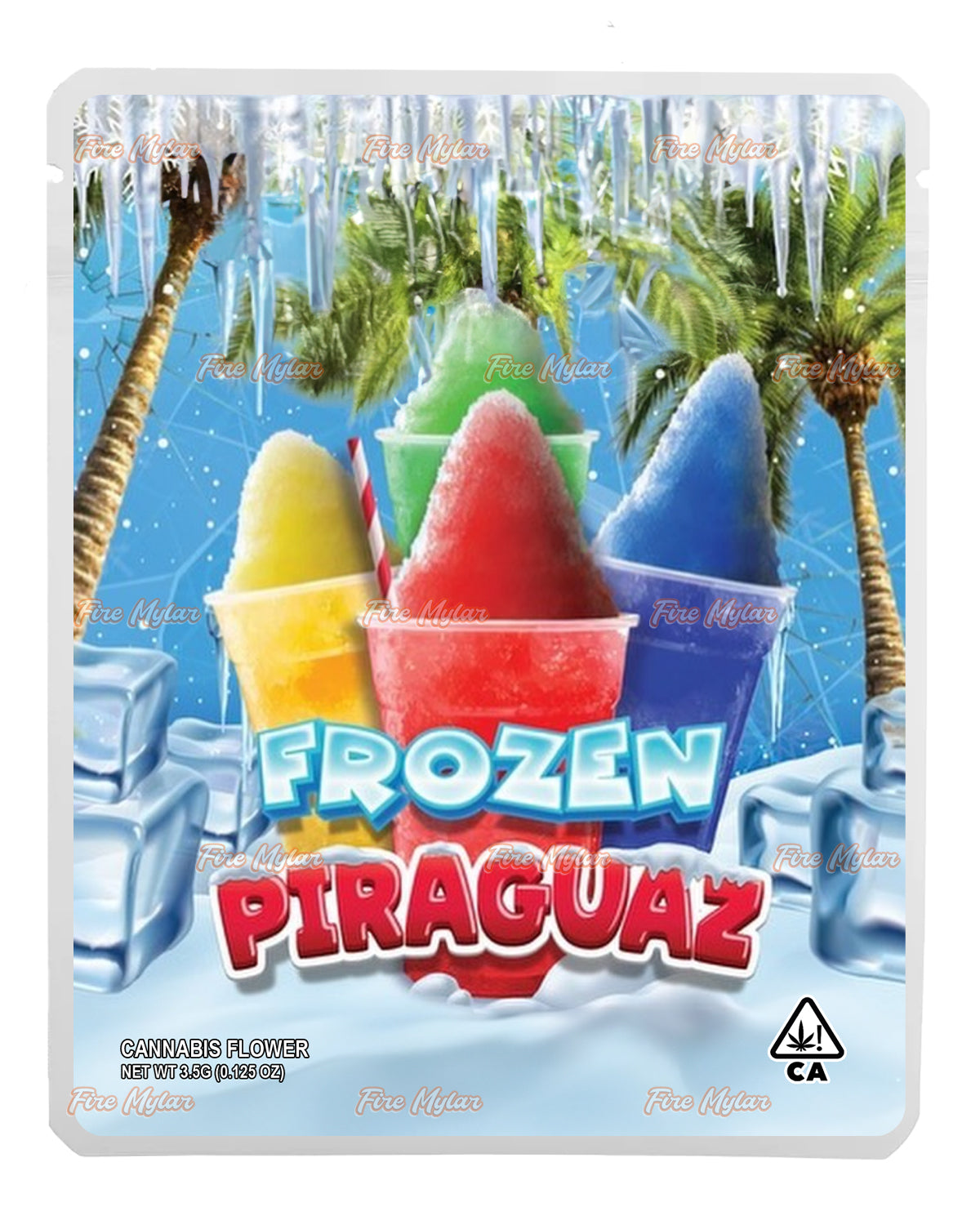 Frozen Piraguaz Customizable Mylar Bags