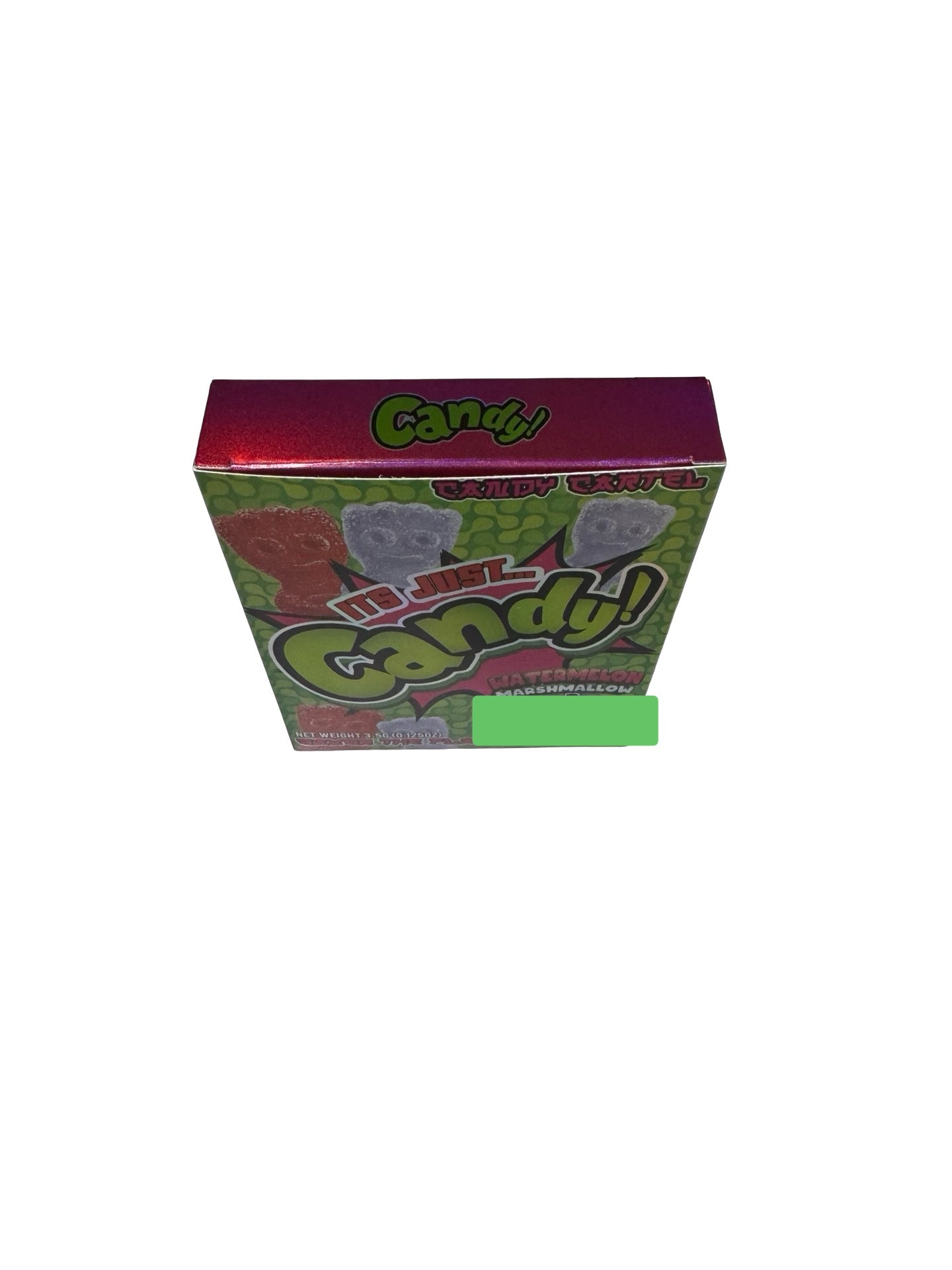 Watermelon Marshmallow Zour Patch 3.5g Mylar Bags & Boxes Candy Cartel