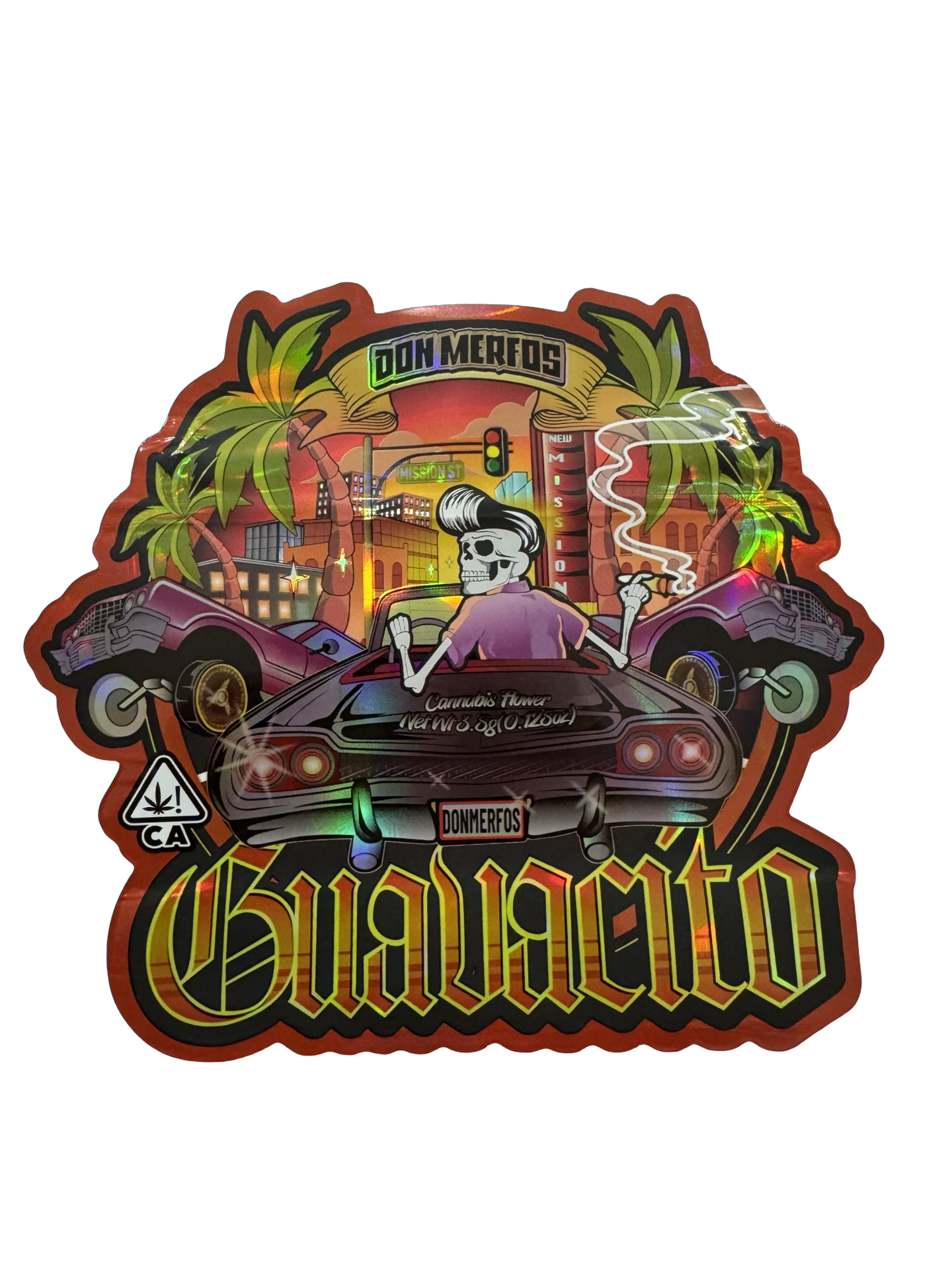 Guavacito 3.5g Mylar Bags & Boxes Don Merfos