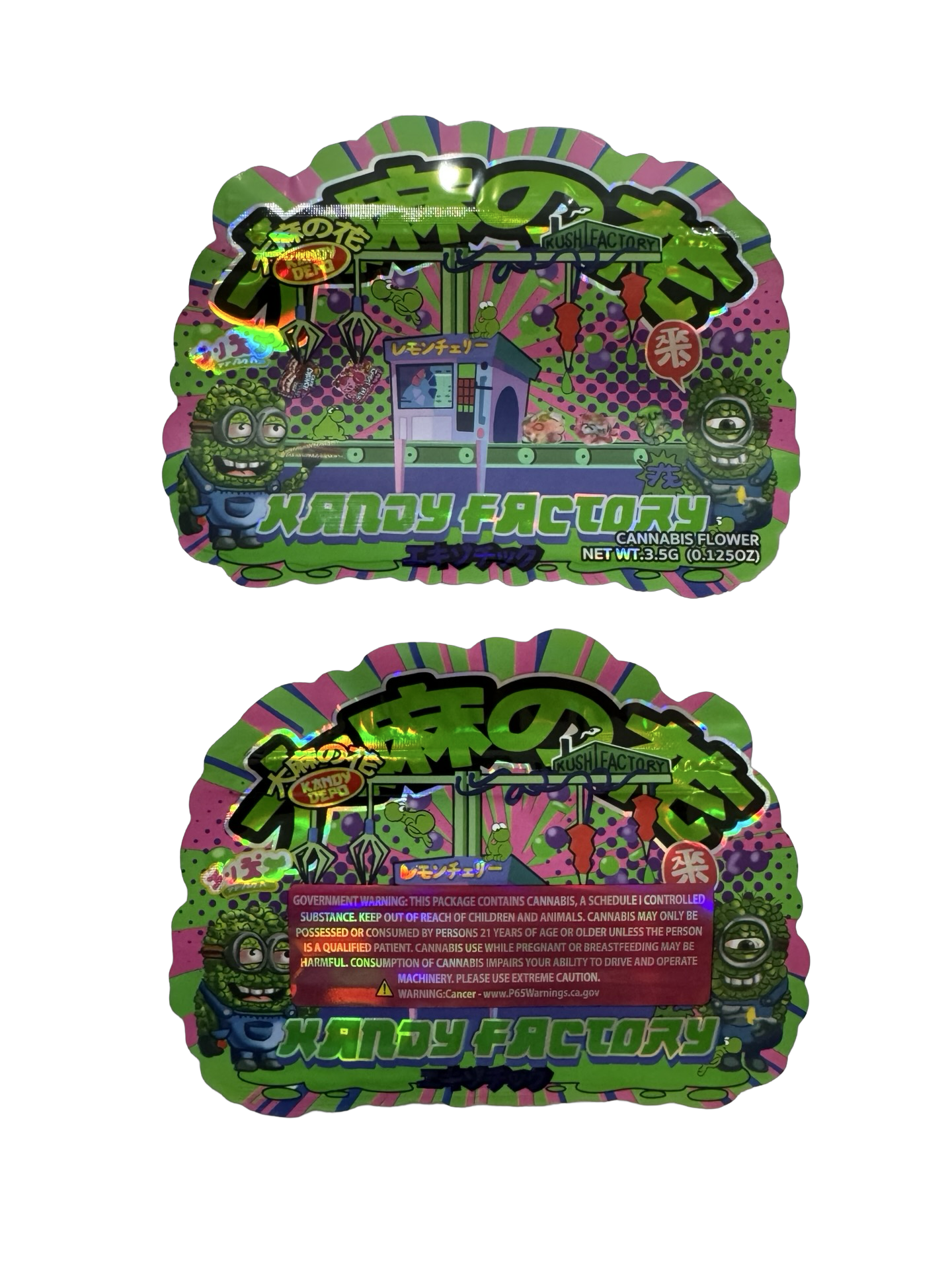 Kandy Factory Mylar Bags 3.5g Kandy Depo