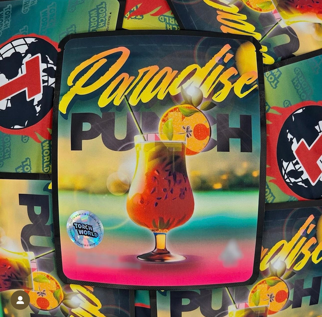 Paradise Punch 3.5g Mylar Bags Sprinklez Torch World