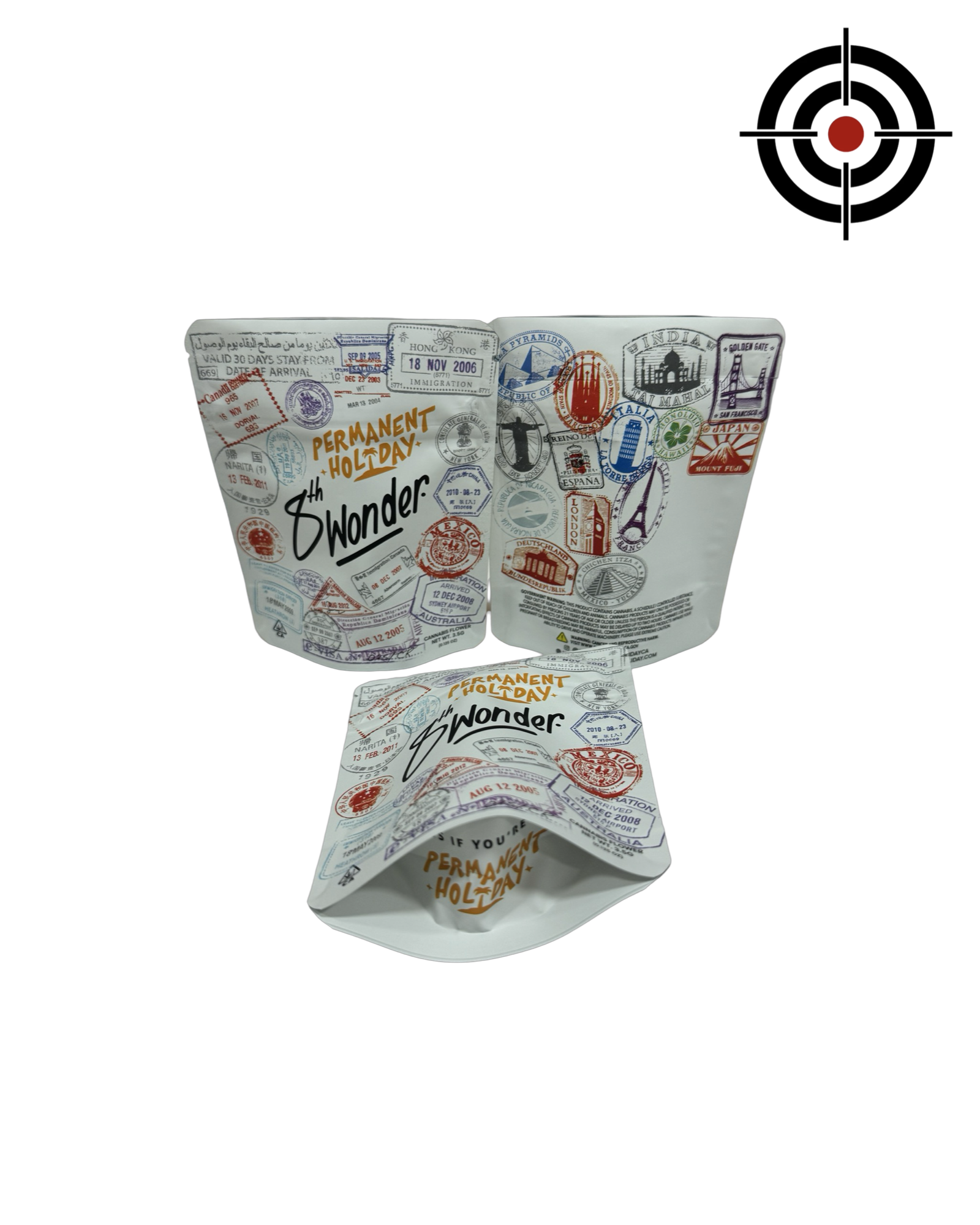 8th Wonder Mylar Bags 3.5g Permanent Holiday