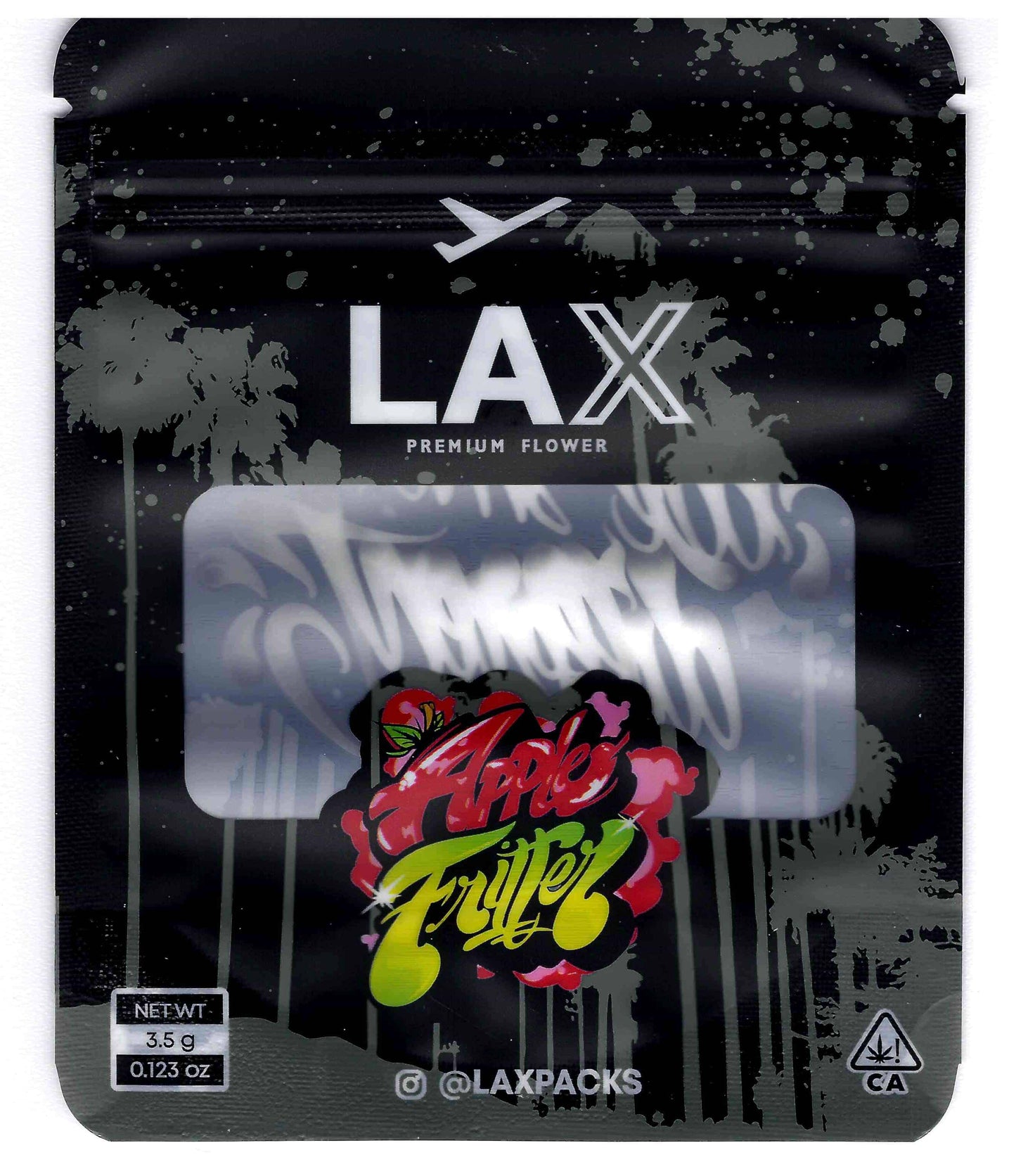 LAX Mylar Bags 3.5g - Apple Fritter