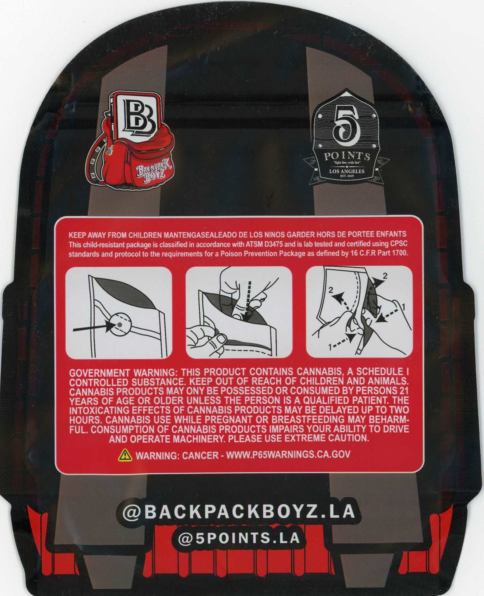Backpack Boyz Mylar Bags 3.5g - Algorythm