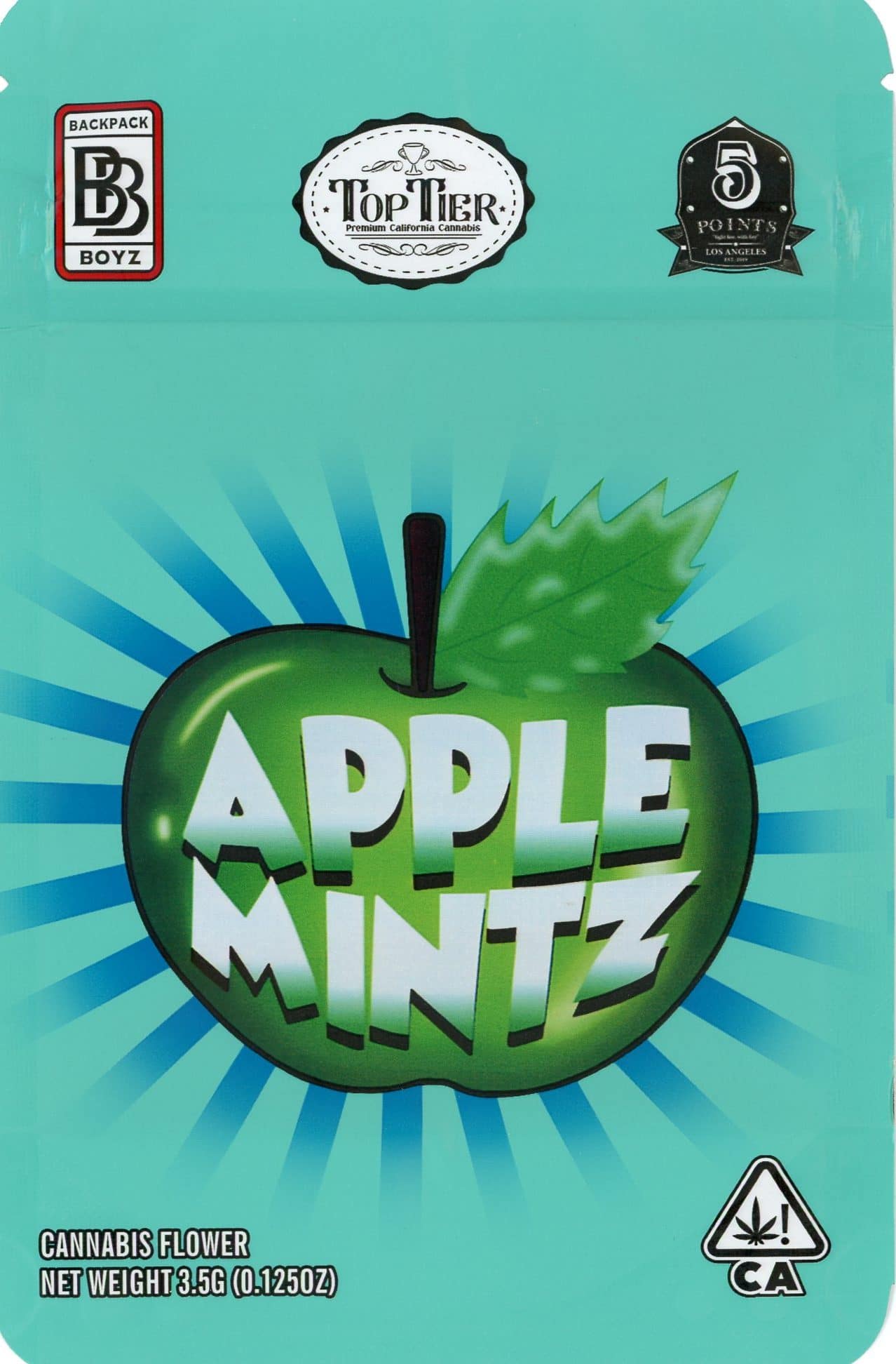 Backpack Boyz Mylar Bags 3.5g - Apple Mintz
