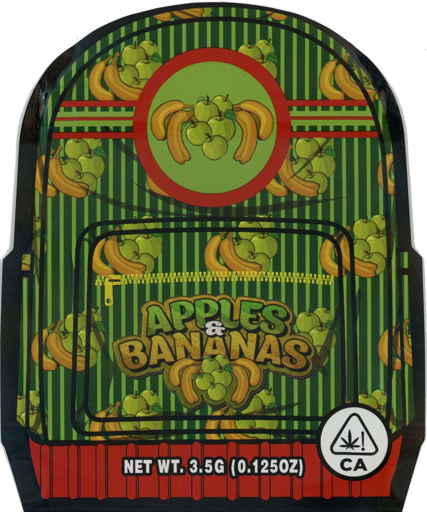 Backpack Boyz Mylar Bags 3.5g - Apples and Bananas