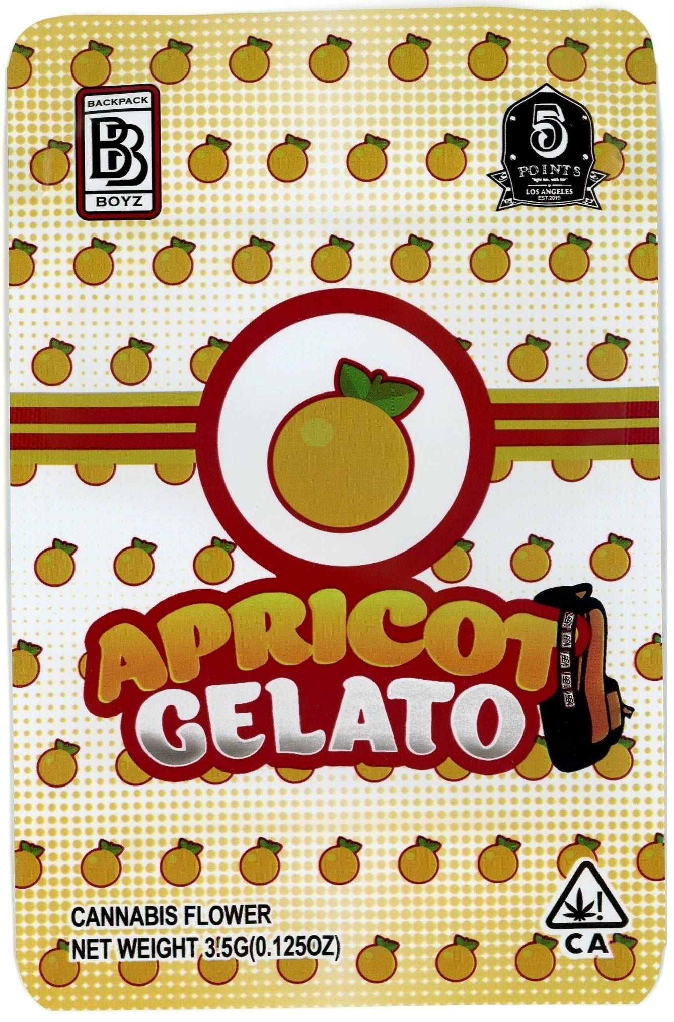 Backpack Boyz Mylar Bags 3.5g - Apricot Gelato