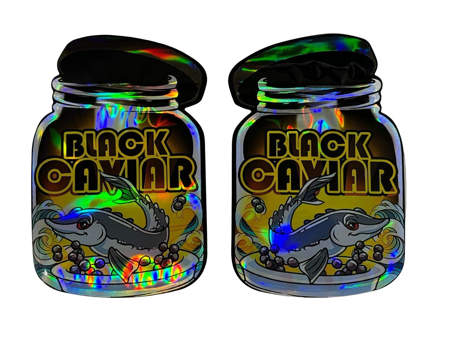 Black Caviar Mylar Bags 3.5g