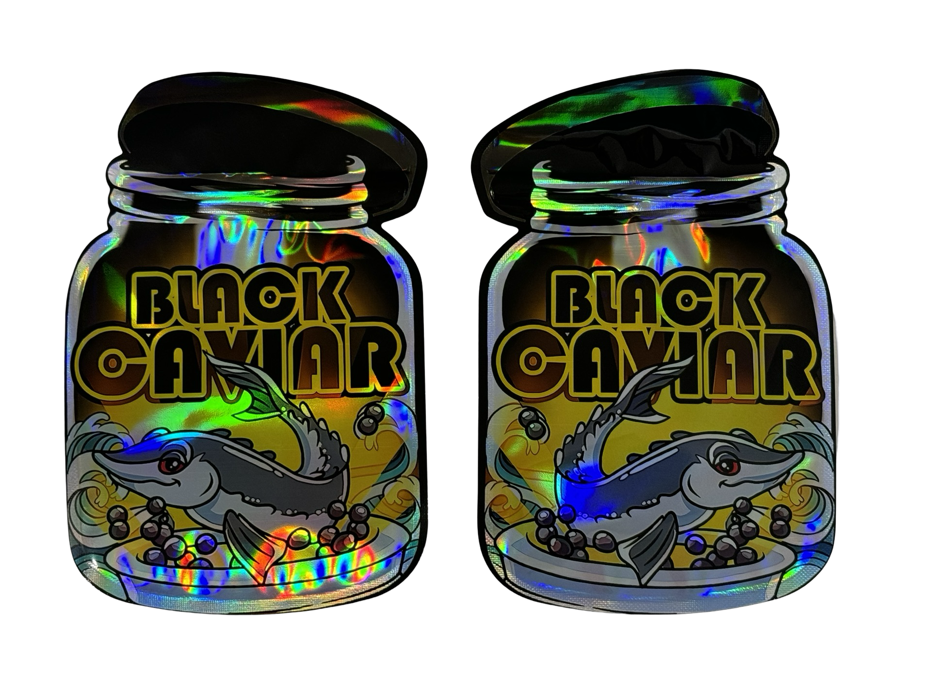 Black Caviar Mylar Bags 3.5g