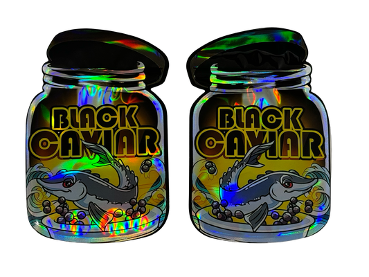 Black Caviar Mylar Bags 3.5g