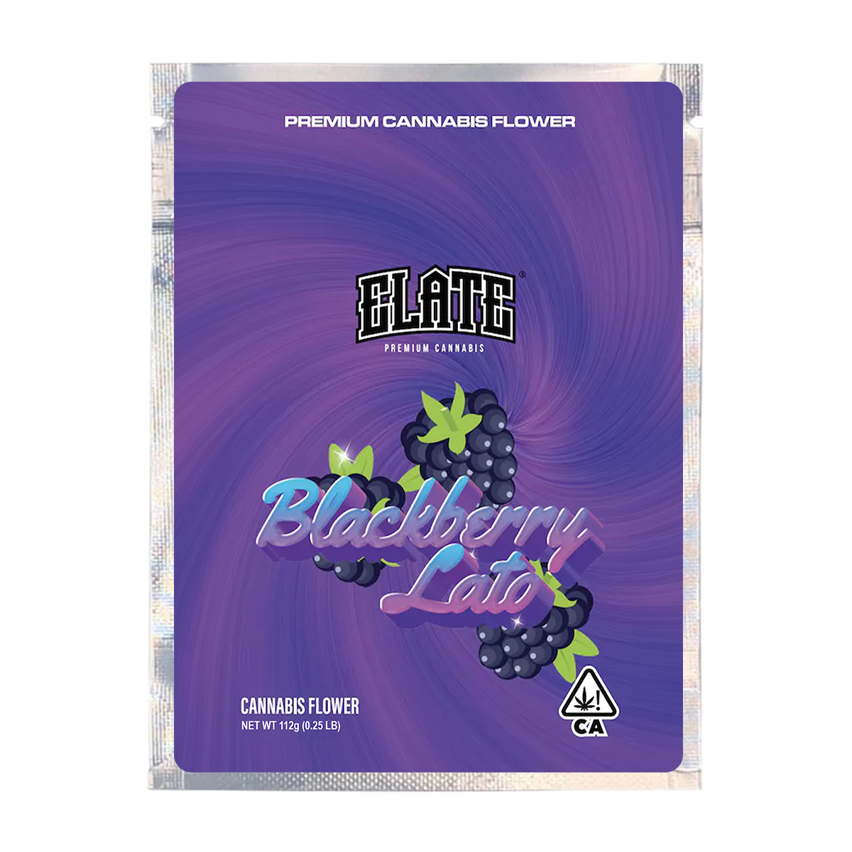 Blackberry Lato 112g Mylar Bags Elate