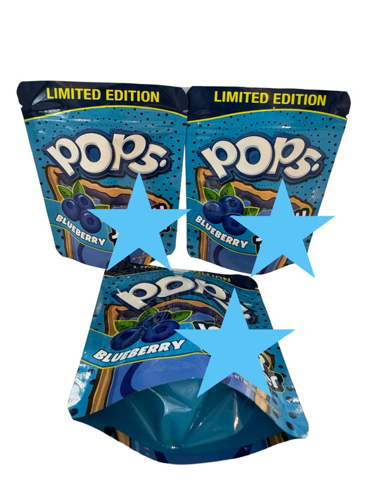 Blueberry Jolly Rancherz Mylar Bags 3.5g Pops