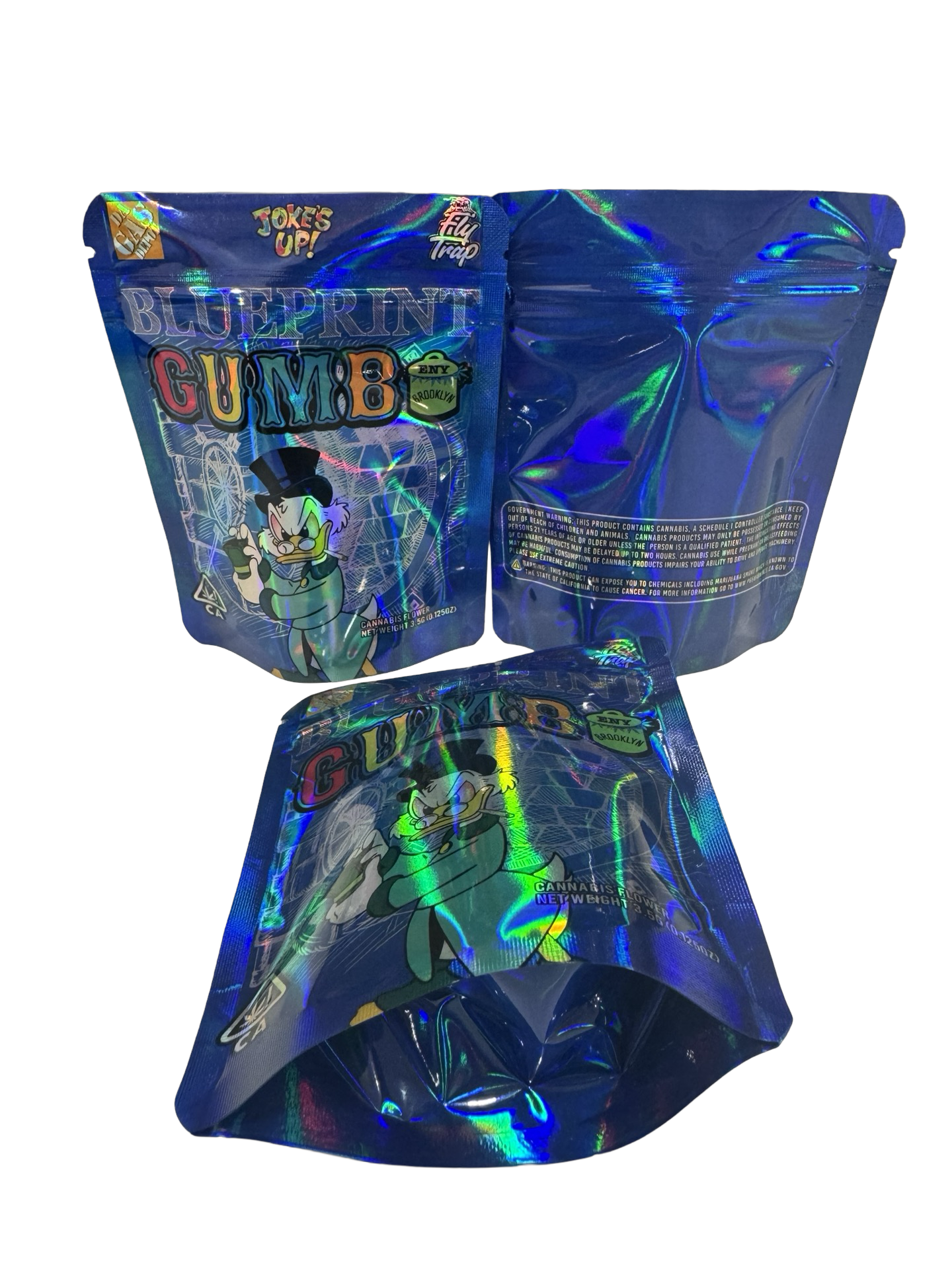 Blueprint Gumbo Mylar Bags 3.5g Fly Trap