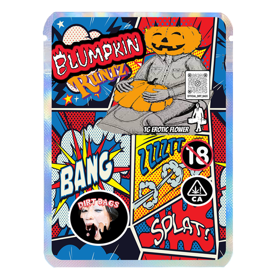 Blumpkin Runtz 1g Mylar Bags Dirt Bags