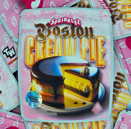 Boston Cream Pie 3.5g Mylar Bags Sprinklez Torch World