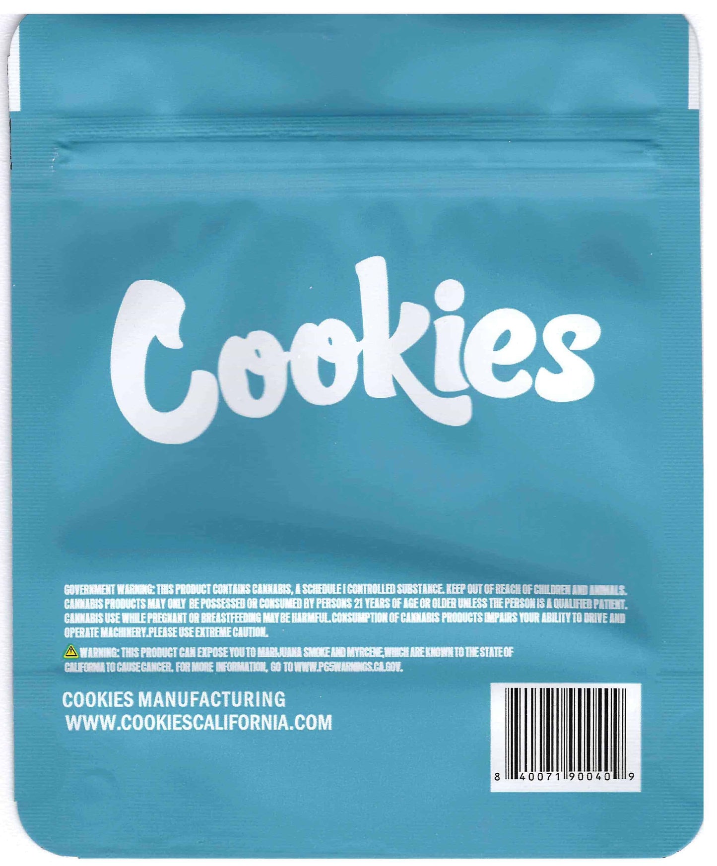Cookies Mylar Bags 3.5g - Cheetah Piss