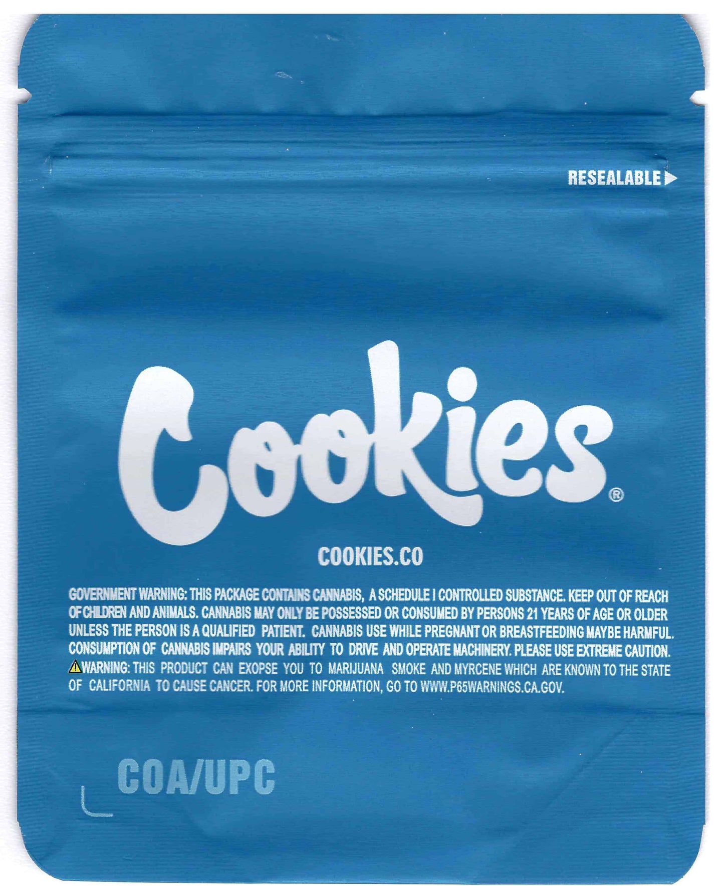 Cookies Mylar Bags 3.5g - Choclava