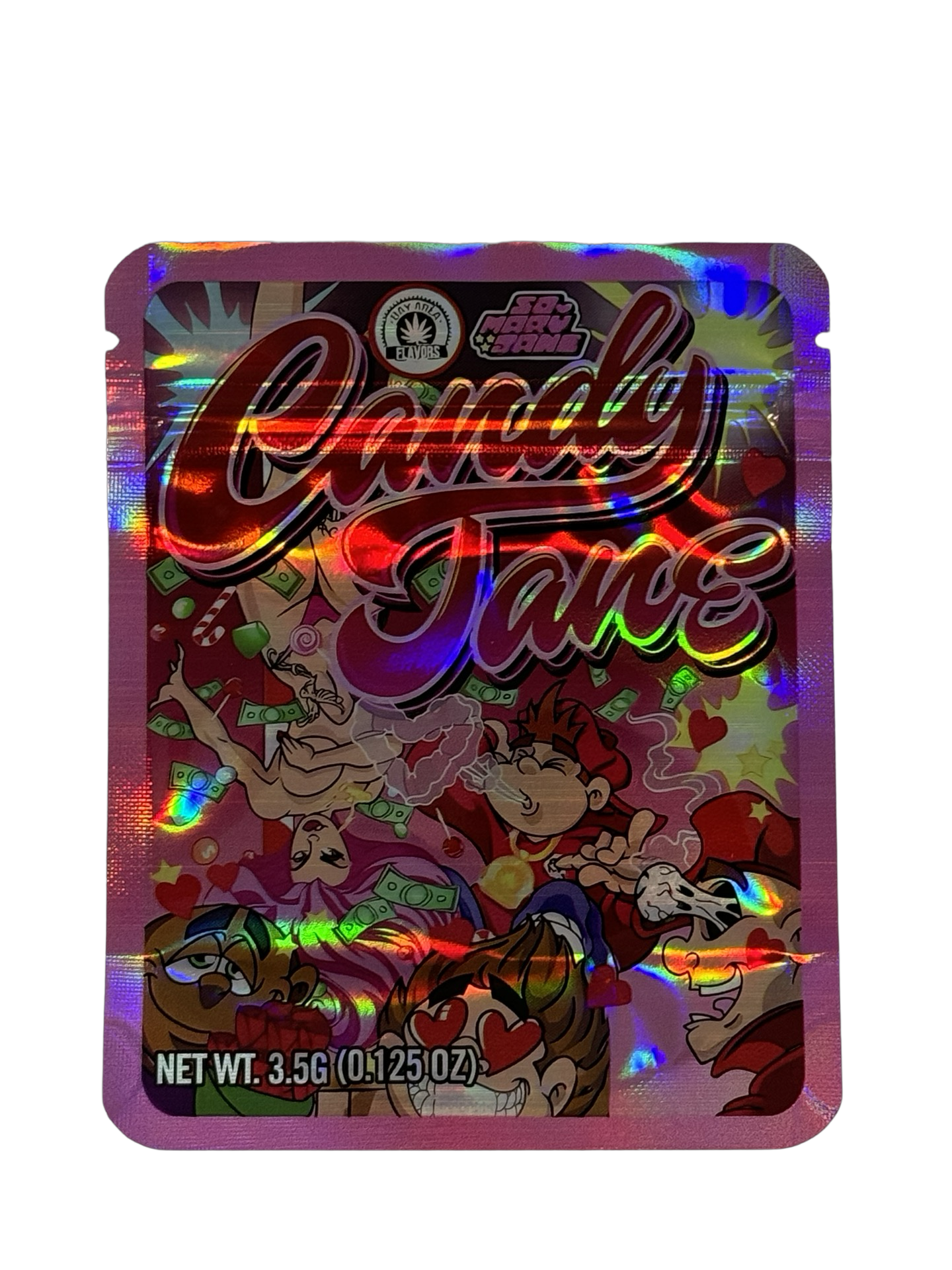 Candy Jane Mylar Bags 3.5g Bay Area Flavors