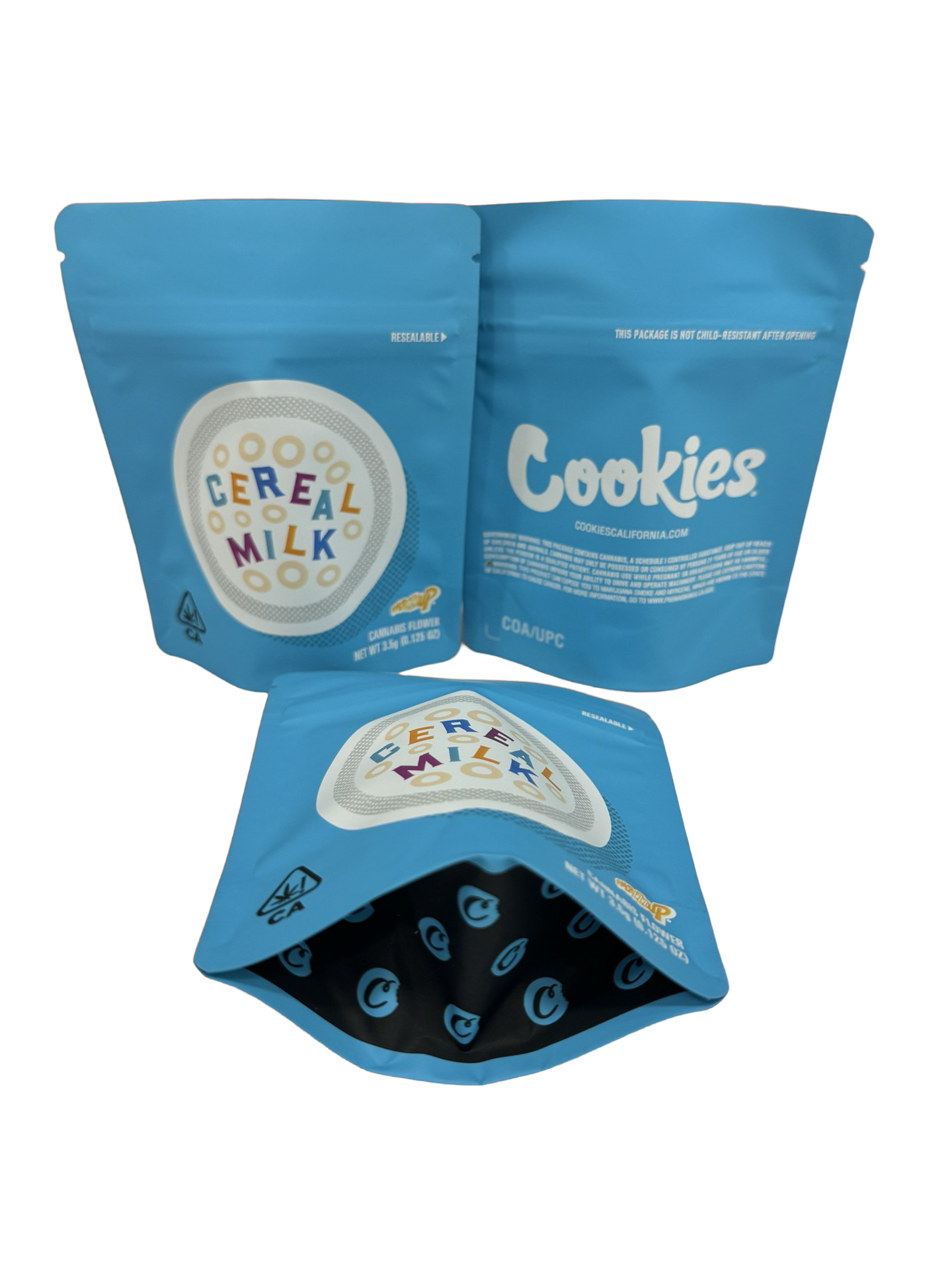 Cereal Mill 3.5g Mylar Bags & Boxes Cookies