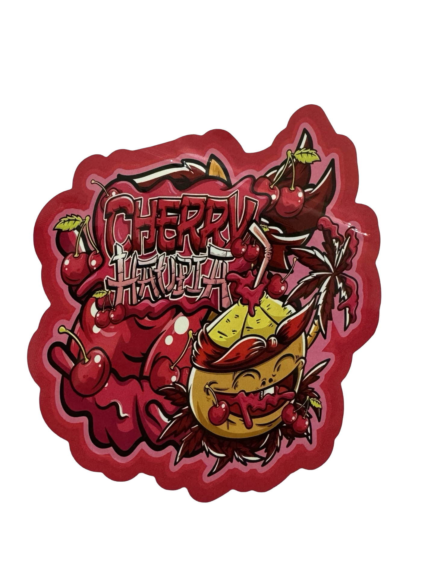 Cherry Haupia Mylar Bags 3.5g Haupia