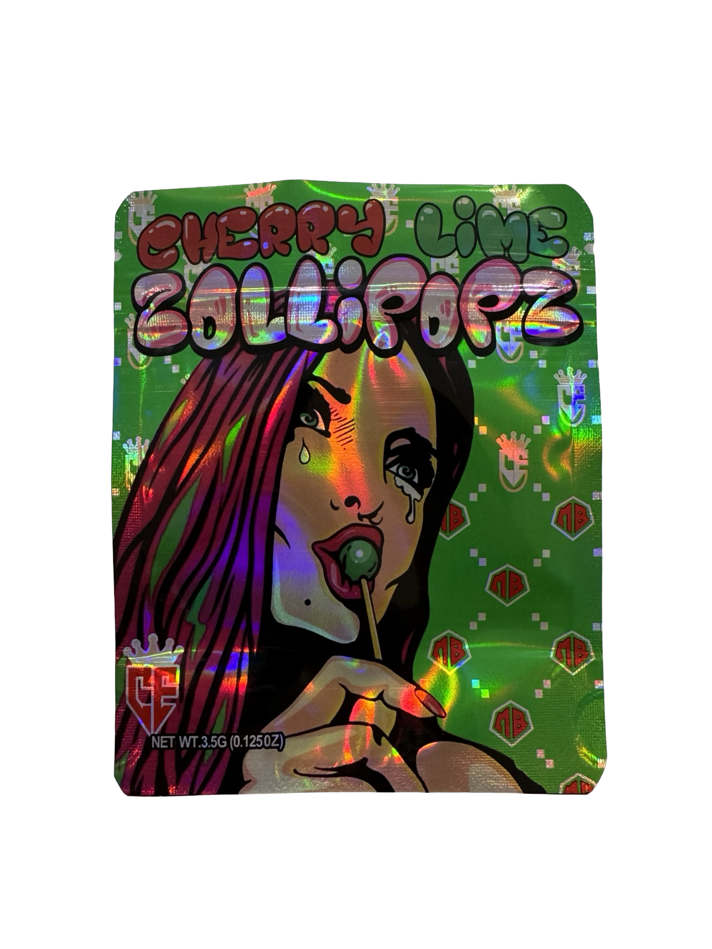 Cherry Lime Zollipopz Mylar Bags 3.5g