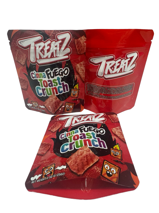 Cinna Fuego Toast Crunch Mylar Bags 3.5g Treatz