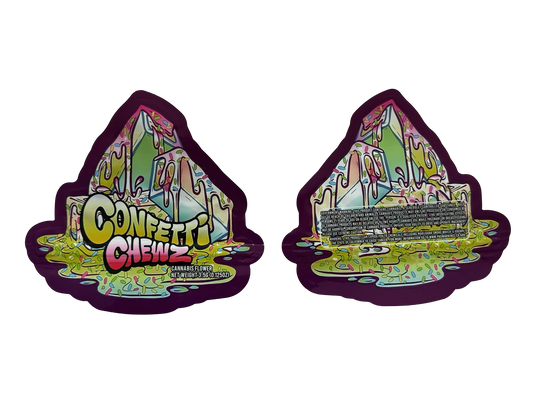 Confetti Chewz Mylar Bags 3.5g Chewz