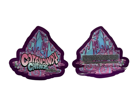 Cotton Candy Chewz Mylar Bags 3.5g Chewz