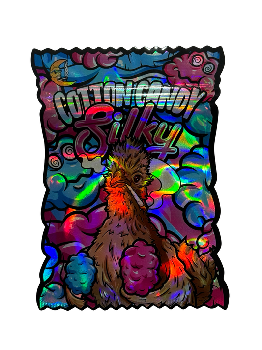 Cotton Candy Silky Mylar Bags 3.5g Silky