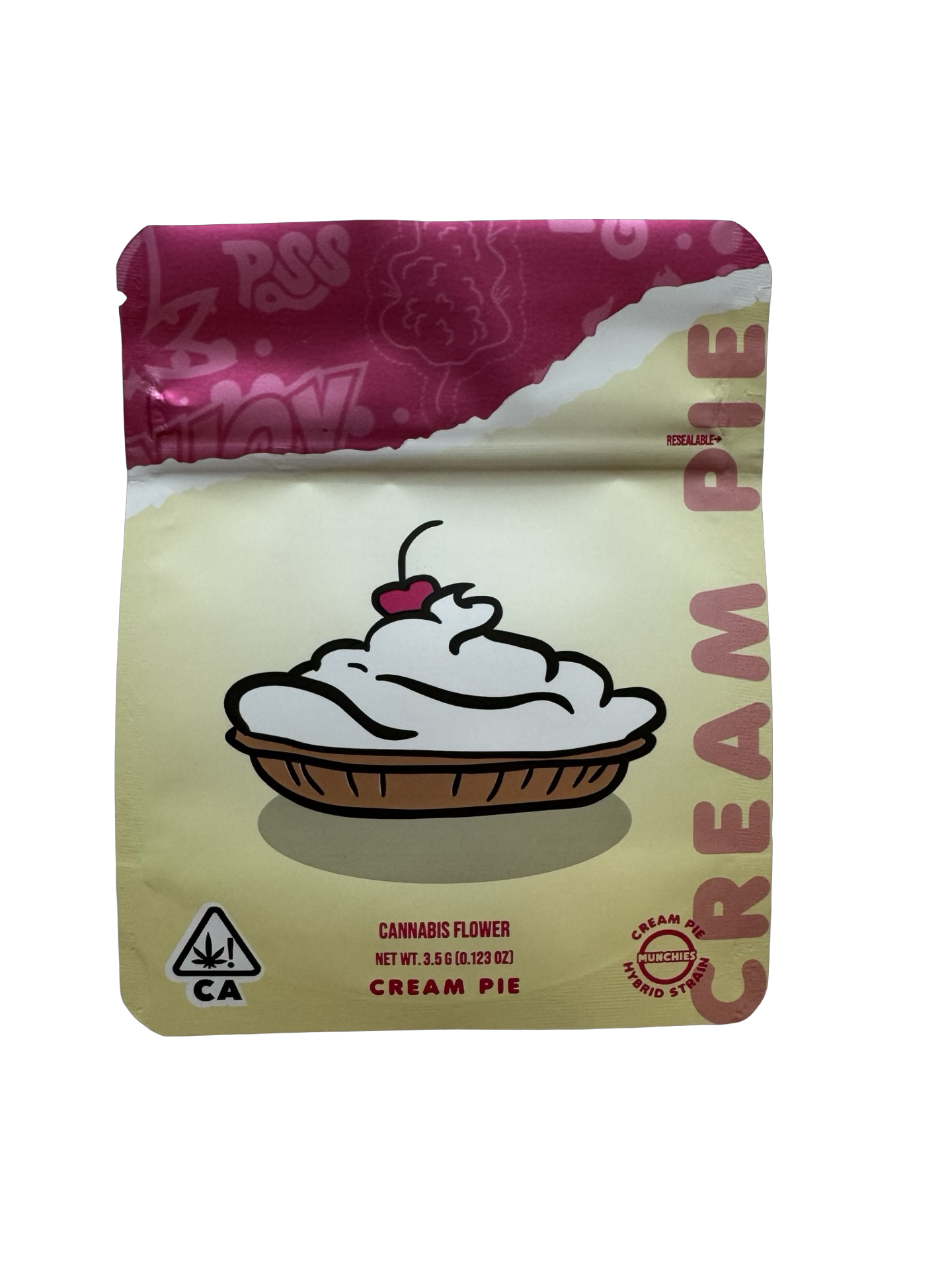 Cream Pie Mylar Bags 3.5g Munchies