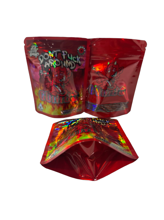 Don’t F*ck Around Gumbo Mylar Bags 3.5g Fly Trap