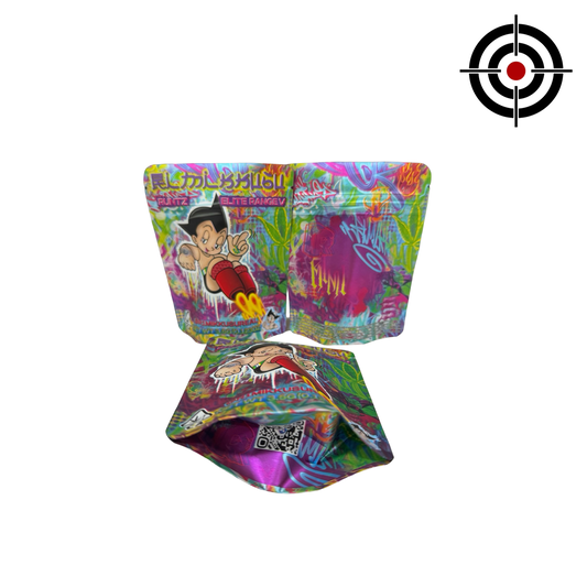Elite Range V Mylar Bags 3.5g Runtz