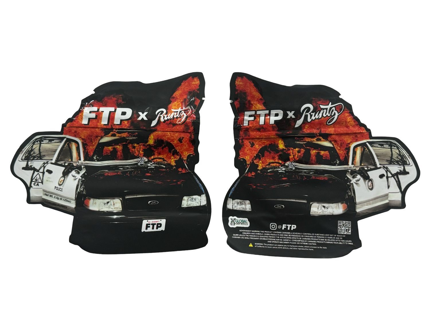 FTP x Runtz Mylar Bags 3.5g Runtz