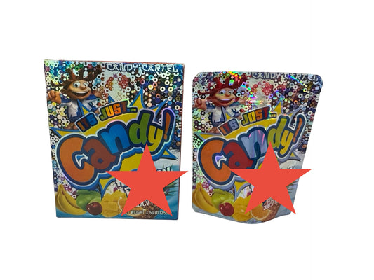 Fruit Juicy Red Zawaiian Punch 3.5g Mylar Bags & Boxes Candy Cartel