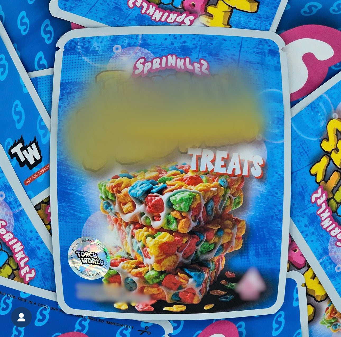 Fruity Pebblez Treats 3.5g Mylar Bags Sprinklez Torch World