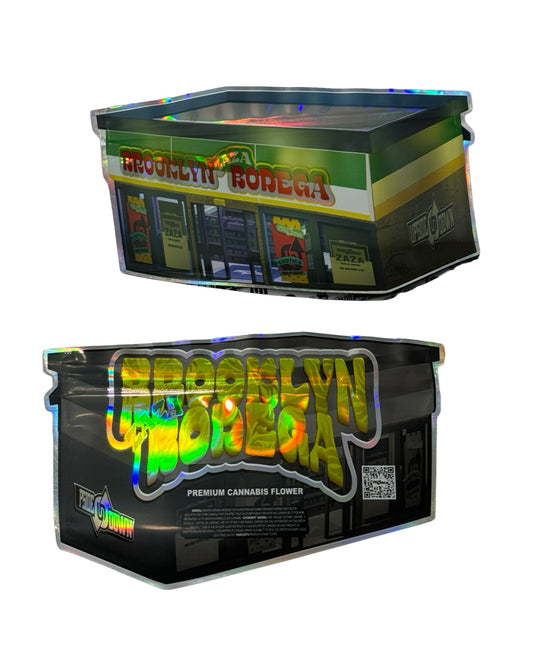 Brooklyn Bodega Mylar Bags 3.5g Upside Down