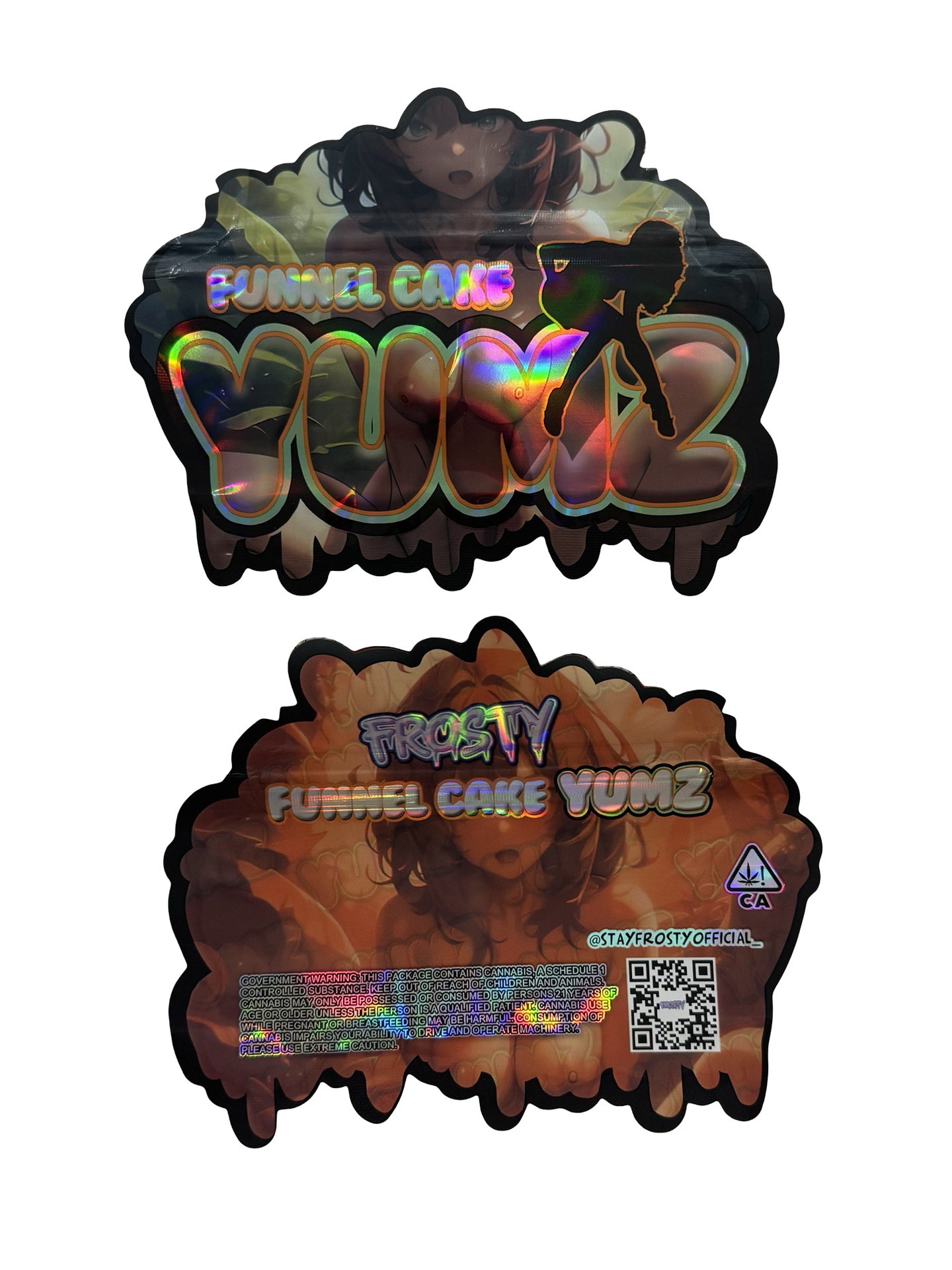 Funnel Cake Yumz Mylar Bags 3.5g Frosty