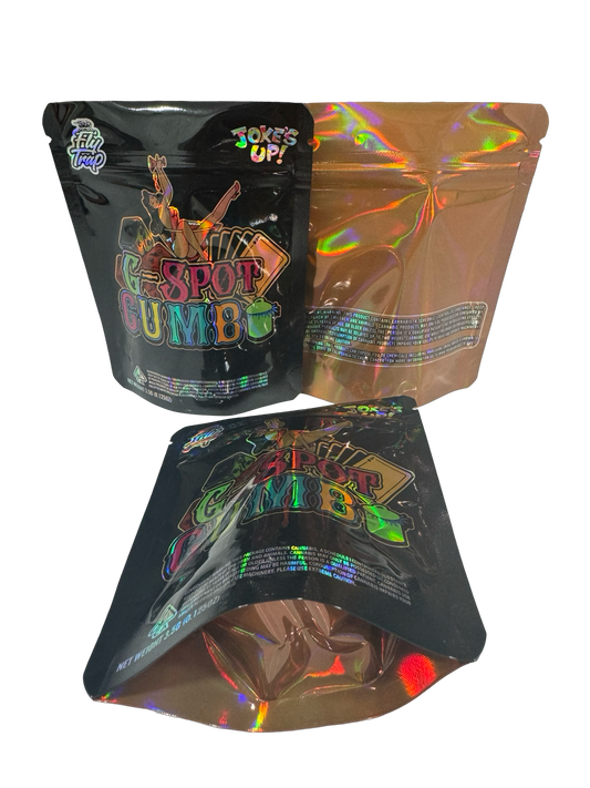 G-Spot Gumbo Mylar Bags 3.5g Fly Trap