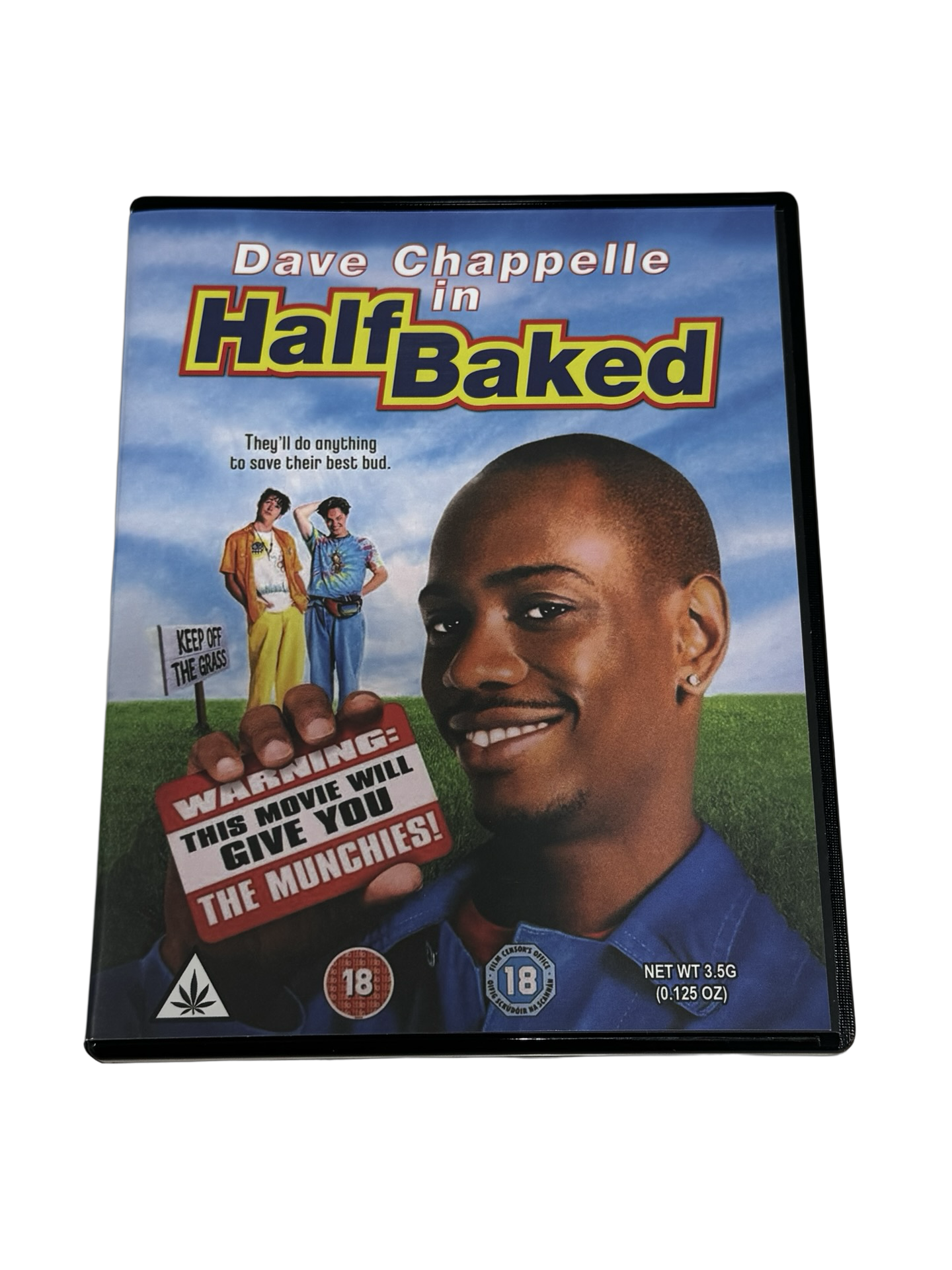 Half Baked 3.5g Mylar Bag & DVD Case