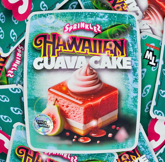 Hawaiian Guava Cake 3.5g Mylar Bags Sprinklez Torch World