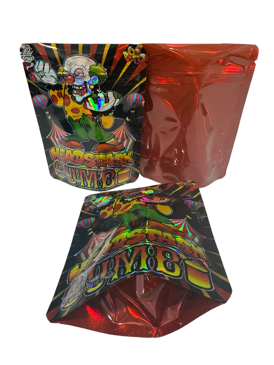 Headstash Gumbo Mylar Bags 3.5g Fly Trap