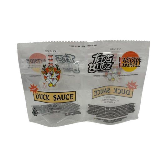 Heavy Duck Sauce Mylar Bags 3.5g Teds Budz
