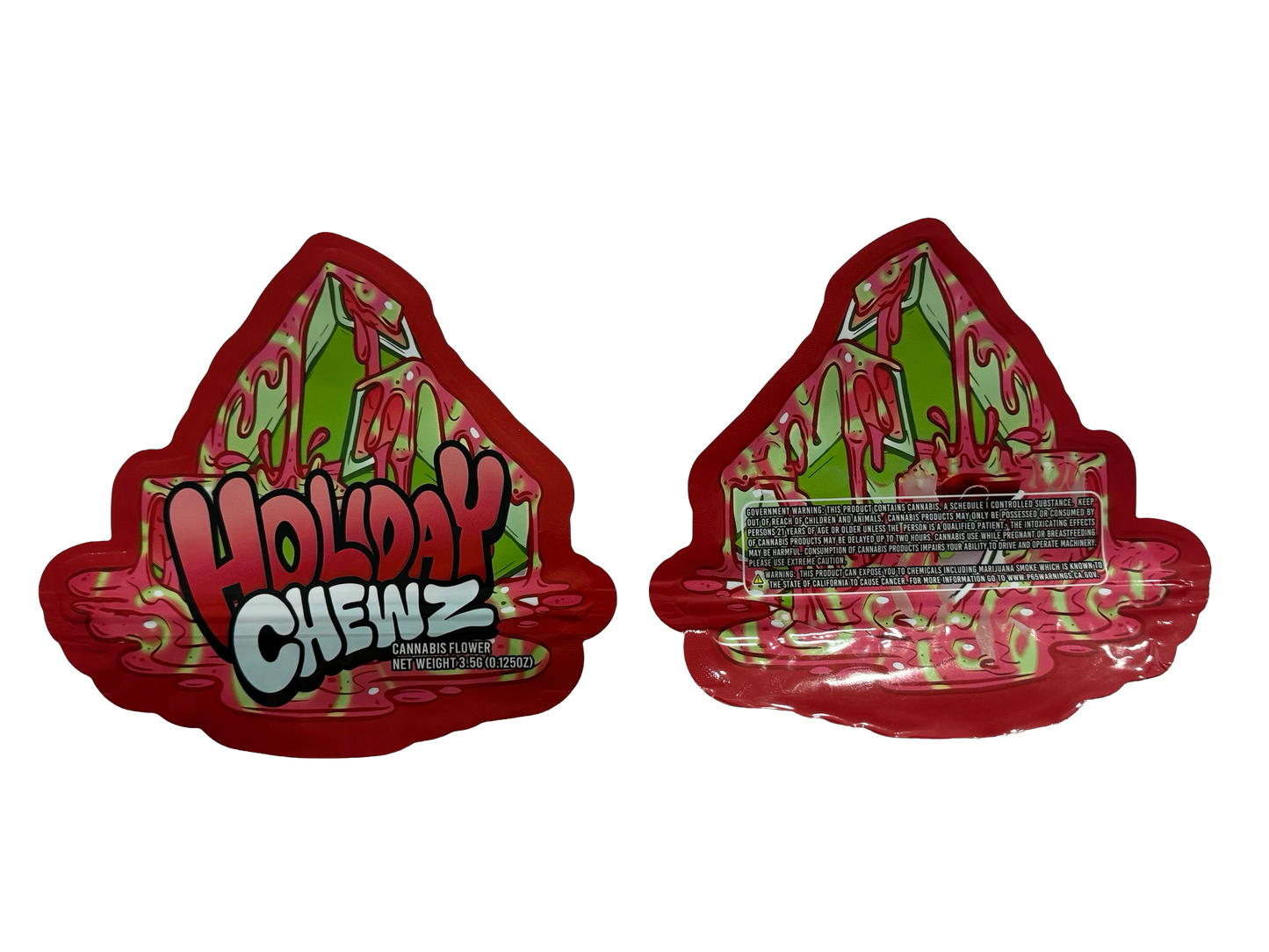 Holiday Chewz Mylar Bags 3.5g Chewz