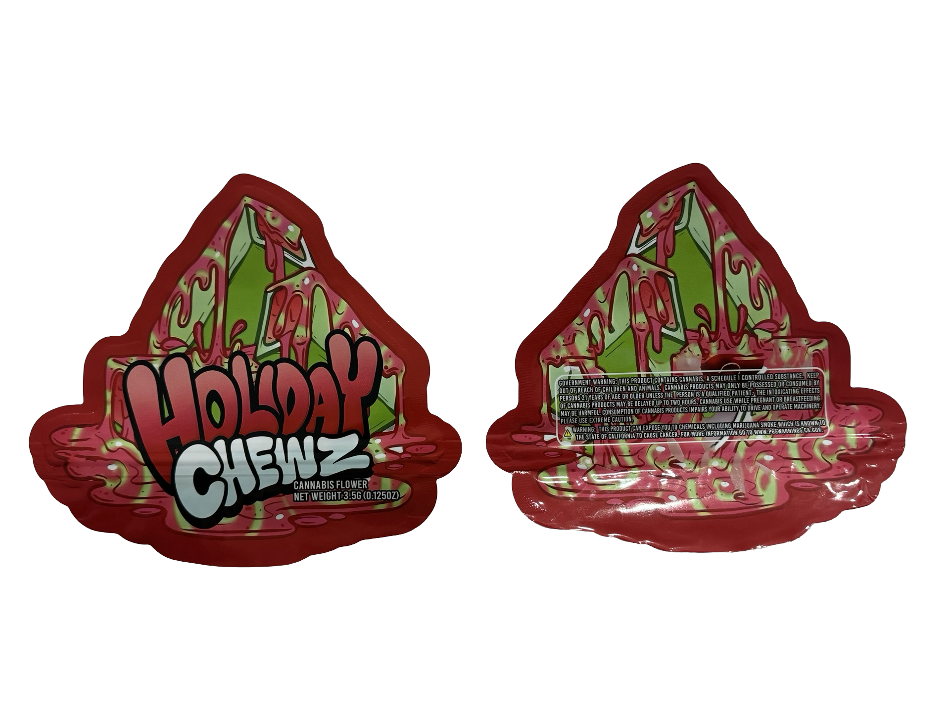 Holiday Chewz Mylar Bags 3.5g Chewz