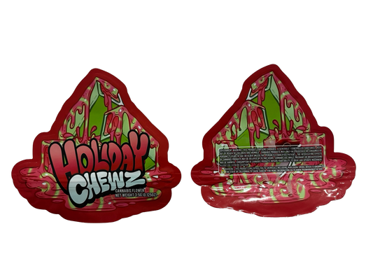 Holiday Chewz Mylar Bags 3.5g Chewz