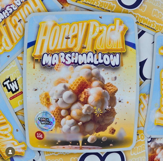 Honey Pack Marshmallow 3.5g Mylar Bags Sprinklez Torch World