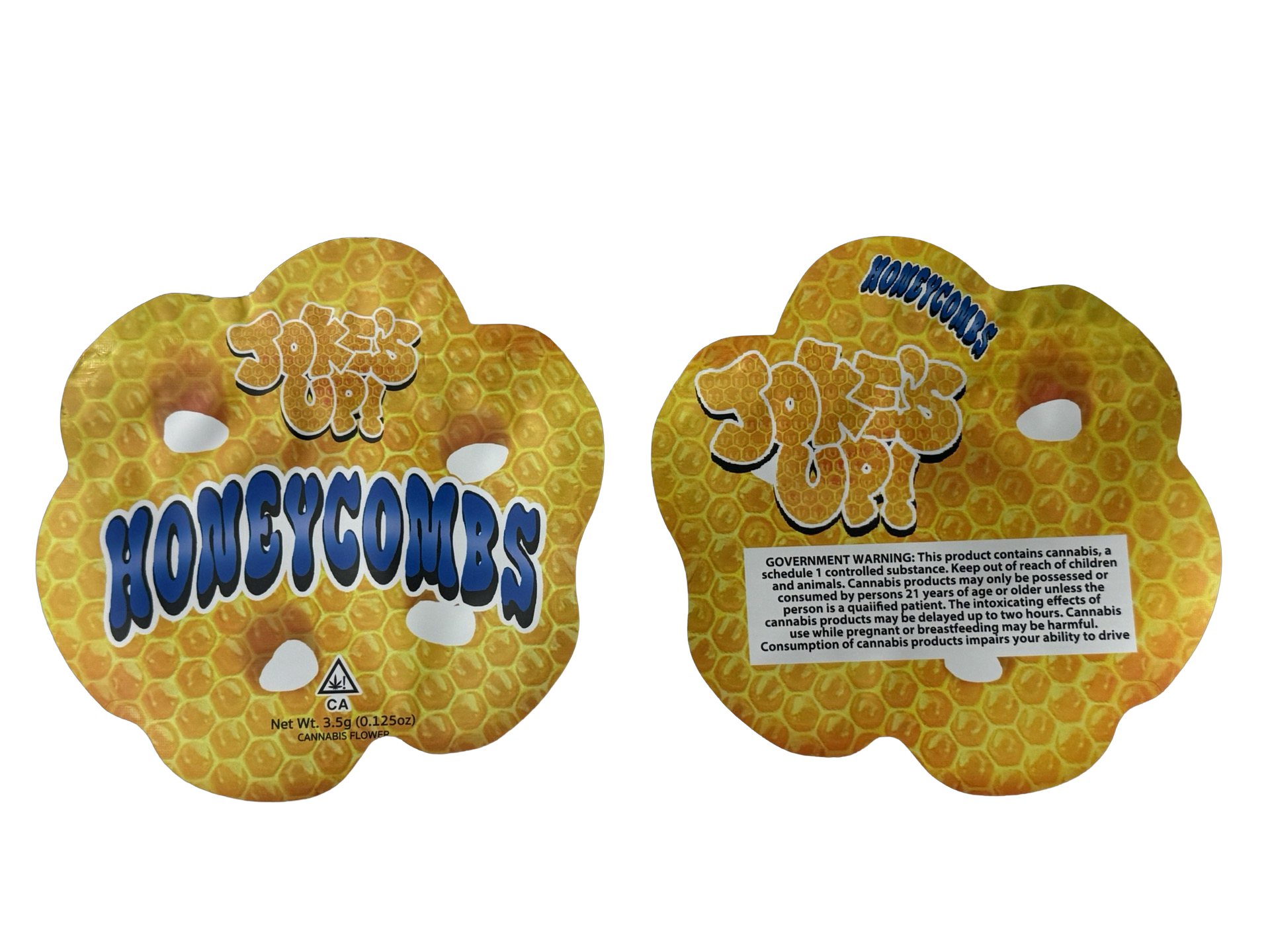 Honeycombs Mylar Bags 3.5g Joke's Up