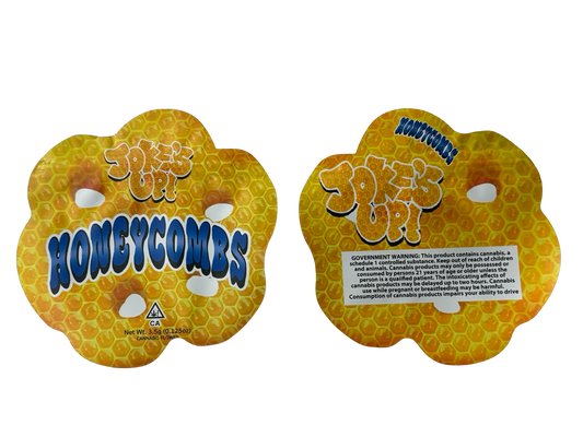 Honeycombs Mylar Bags 3.5g Joke's Up