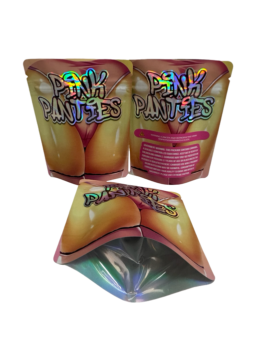 Pink Panties Mylar Bags 3.5g (Only $0.21 Each)